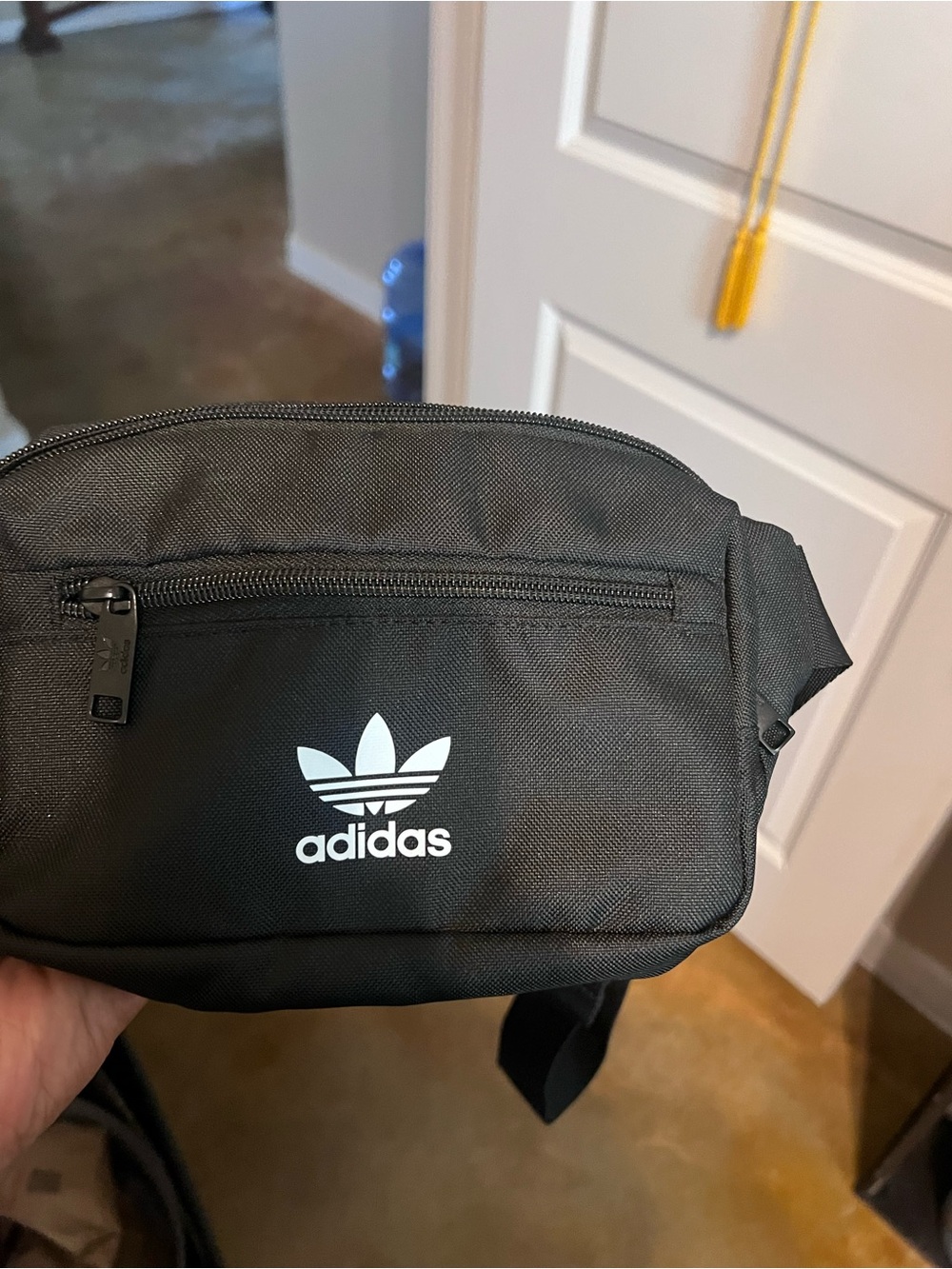 adidas Black Trefoil Waist Bag